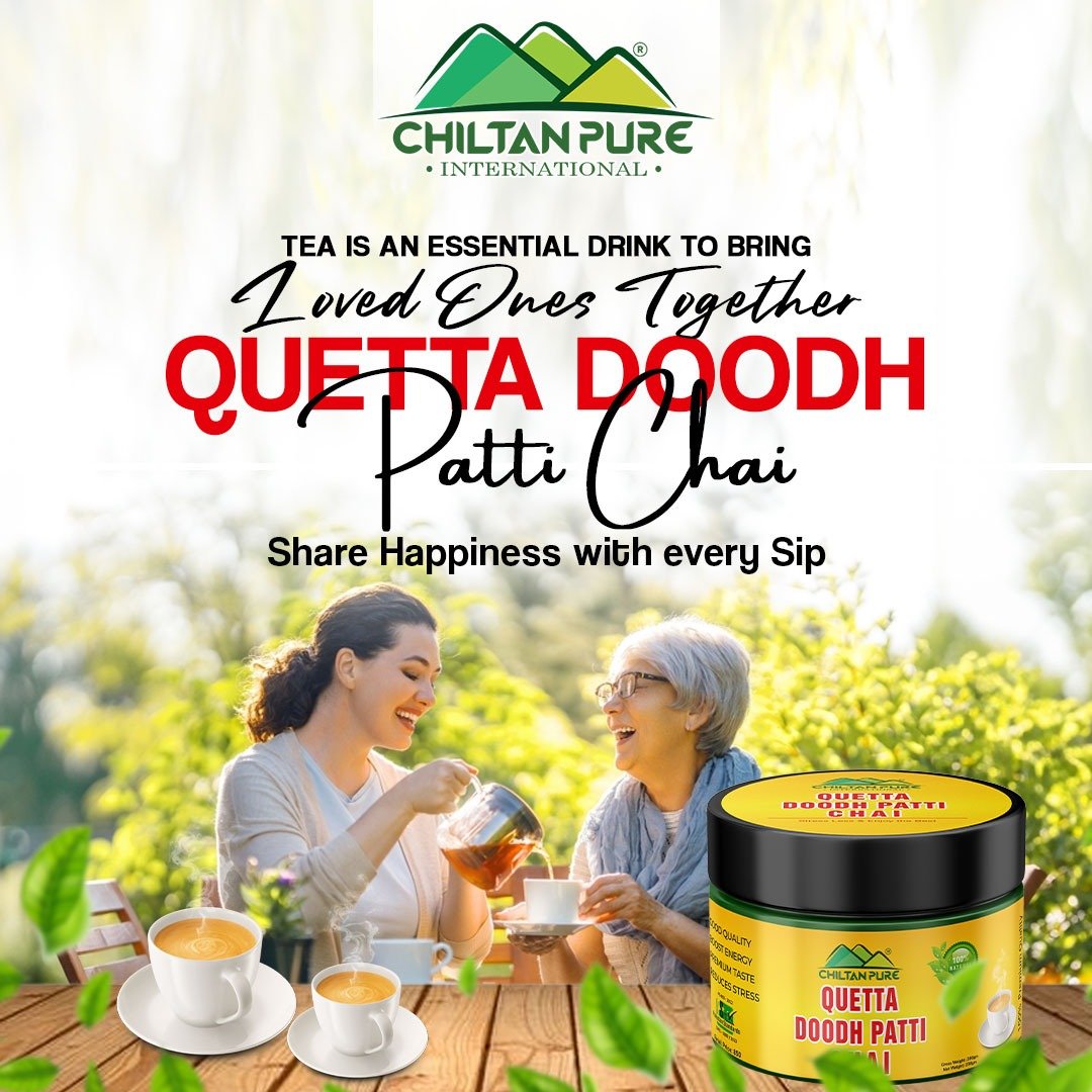 Quetta Doodh Patti Chai ☕ Tea Boosts Mood, Reduces Stress ❤️ چائے جو من کو بھائے - ChiltanPure