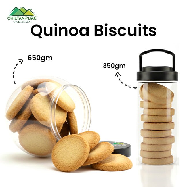 Quinoa Biscuit Cookies / Made With Organic Desi Butter, Bakery Biscuit. - ChiltanPure