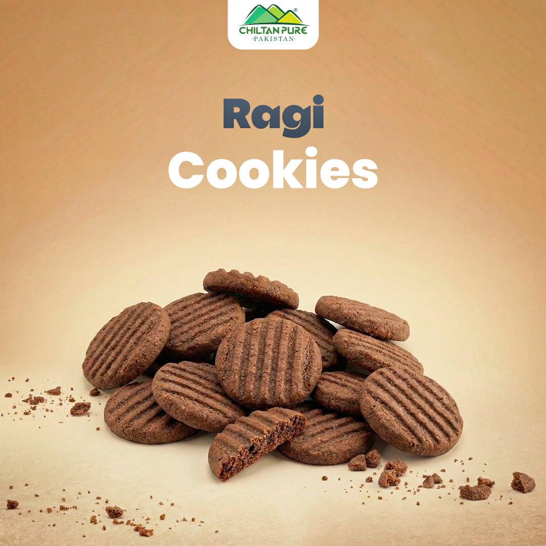 Ragi Biscuit Cookies / Made With Organic Desi Butter, Bakery Biscuit - ChiltanPure