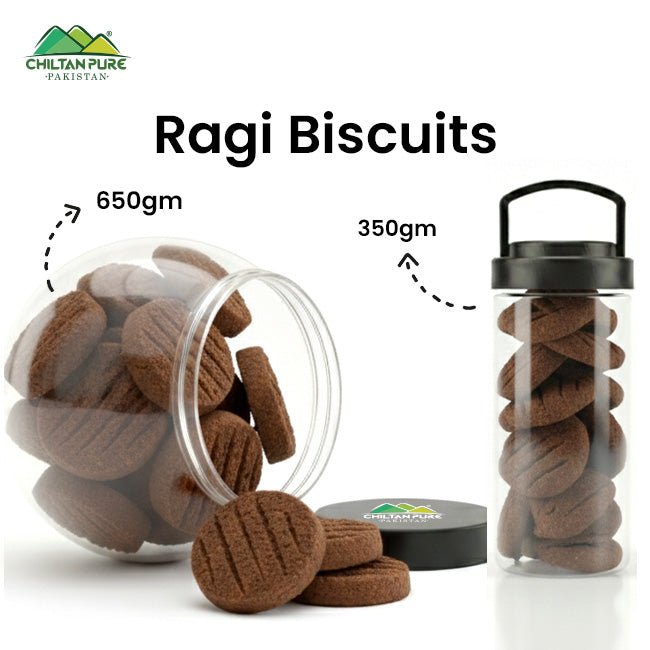 Ragi Biscuit Cookies / Made With Organic Desi Butter, Bakery Biscuit - ChiltanPure