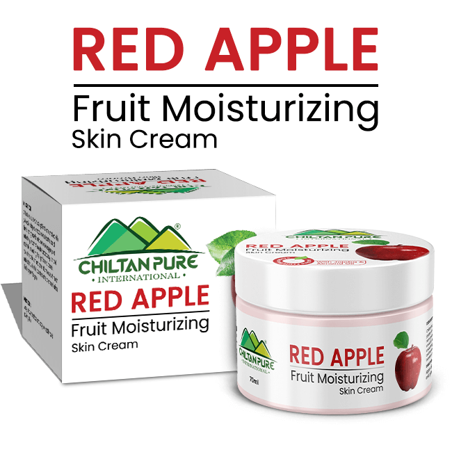 Red Apple Fruit Moisturing Skin Cream - ChiltanPure