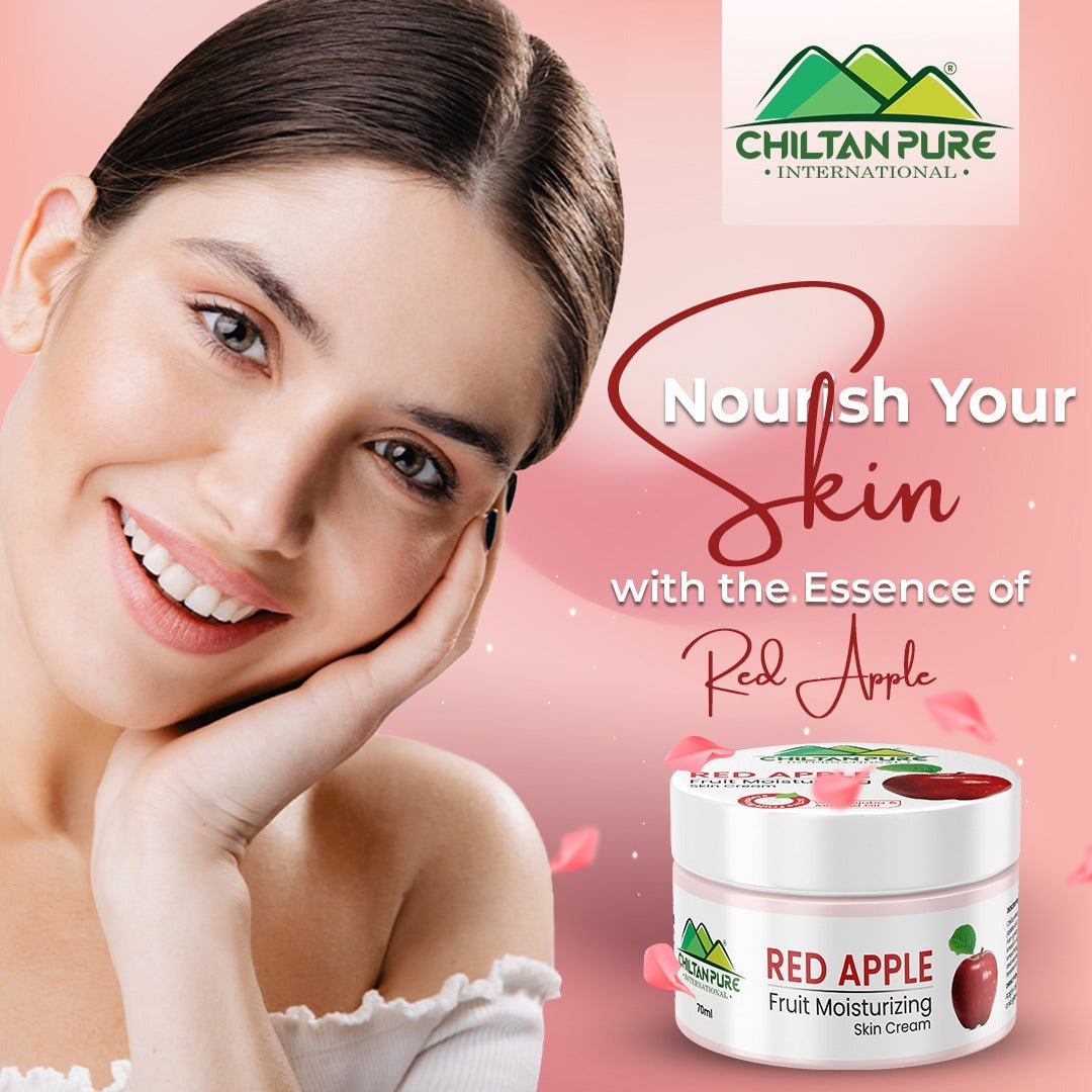 Red Apple Fruit Moisturizing Skin Cream - ChiltanPure