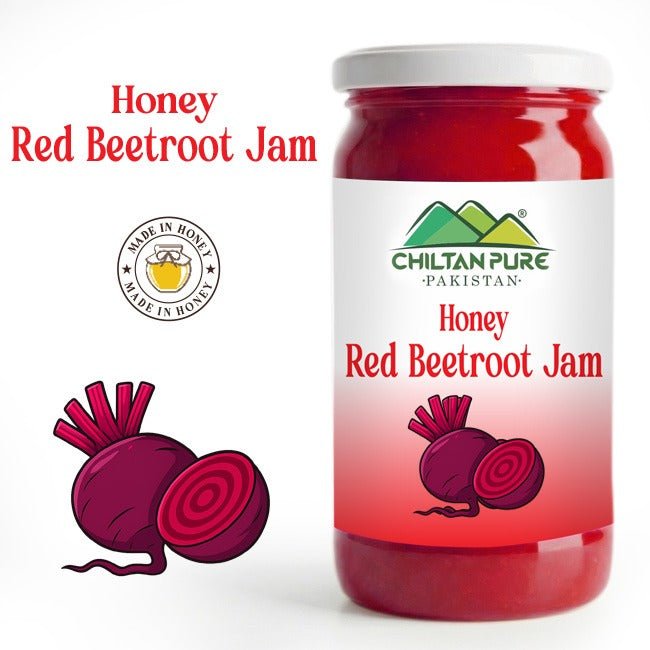 Red Beetroot Jam (Made in Honey) / چقندر جام / Chukandar ka Jam / 630gm - ChiltanPure