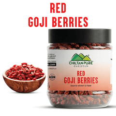 Red Goji Berries (سرخ گوجی بیریز) - Source Of Iron & Fiber - ChiltanPure