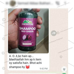 Red Onion Shampoo 🧅 Natural Solution for Regrow Hair & Prevent Hair Loss 100% Results - ChiltanPure