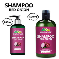 Red Onion Shampoo 🧅 Natural Solution for Regrow Hair & Prevent Hair Loss 100% Results - ChiltanPure