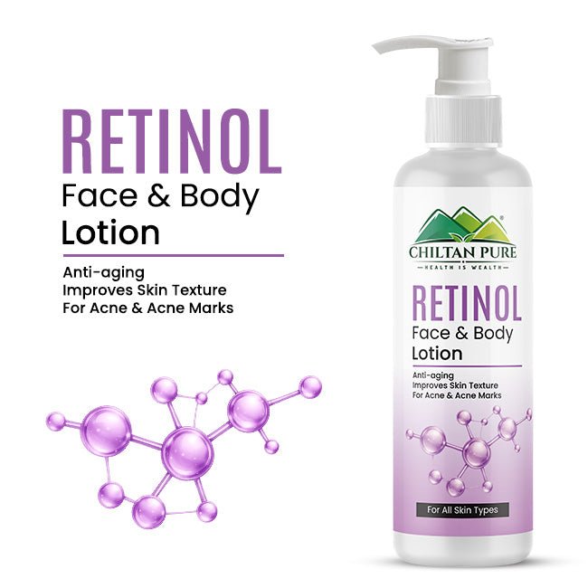 Retinol Face & Body Lotion - Smooth, Firm & Hydrate - ChiltanPure