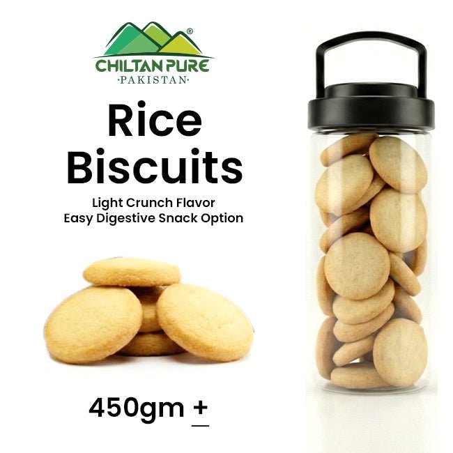 Rice Biscuit Cookies / Made With Organic Desi Butter, Bakery Biscuit - ChiltanPure