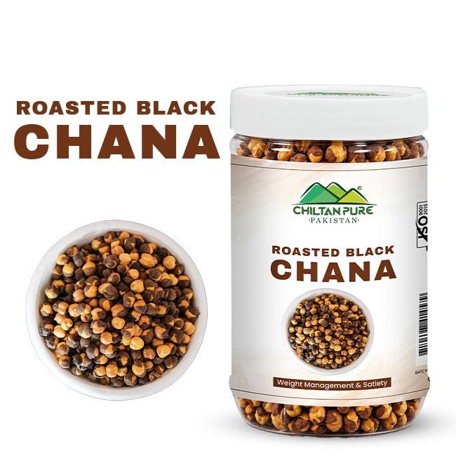 Roasted Black Chana /بھنے ہوئے چنے / Bhunay Huay Chanay / Gross Weight 540gm± - ChiltanPure