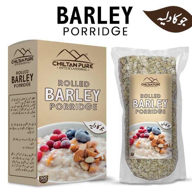 Rolled Barley Porridge (جو کا دلیہ) - Rich in Fibre, Healthy Breakfast, Helps in Weight Loss & Energy & Immunity Booster - ChiltanPure