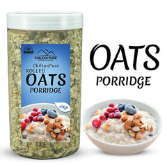 Rolled Oats Porridge - Gluten - Free Vegan, Boosts Immune System, Fiber Enriched, Healthy Morning & Evening Snack - ChiltanPure