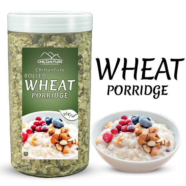 Rolled Wheat Porridge / گندم کا دلیہ / Gandum ka Daliya / 610gm - ChiltanPure