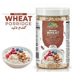 Rolled Wheat Porridge / گندم کا دلیہ / Gandum ka Daliya / 610gm - ChiltanPure