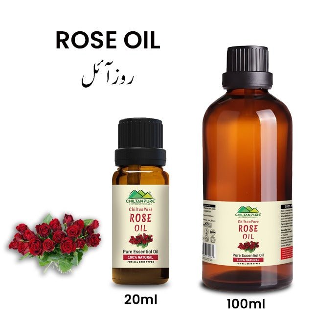 Rose Oil - Secret of Bright & Beautiful Skin [گلاب] - ChiltanPure