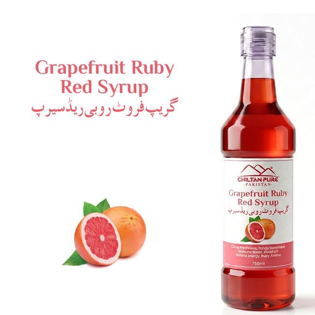 Ruby Red Grapefruit Syrup / روبی ریڈ گریپ فروٹ سیرپ - ChiltanPure