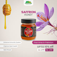 Saffron Honey - Natural Blend of Powerful Ingredients [زعفران شہد] - ChiltanPure