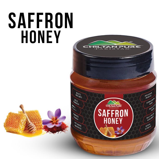 Saffron Honey - Natural Blend of Powerful Ingredients [زعفران شہد] - ChiltanPure