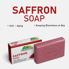 Saffron Soap - Anti-aging & Keeping Blemishes at Bay - ChiltanPure