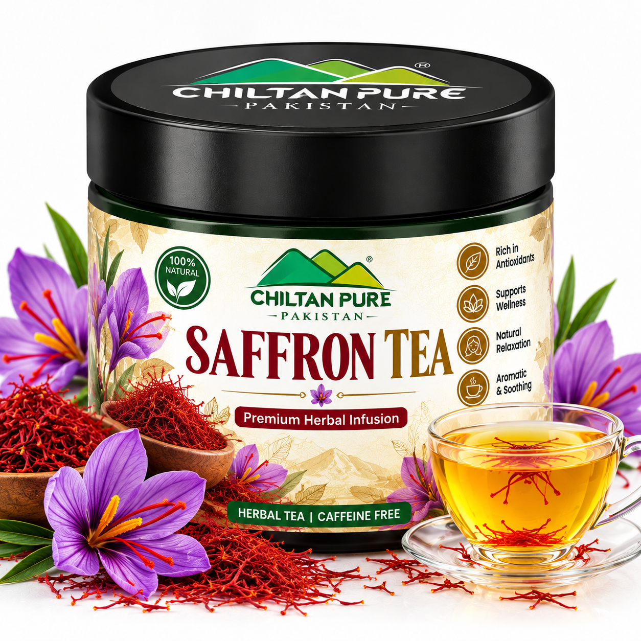 CHILTAN PURE Saffron Tea Price in Pakistan | Herbal Tea