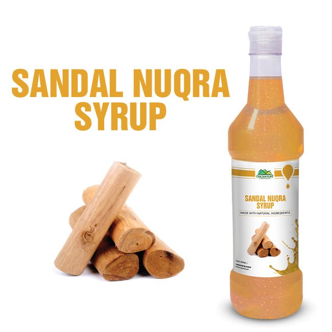 Sandal Nuqra Syrup / Sharbet - A Refreshing and Rejuvenating Herbal Drink - ChiltanPure