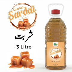 Sardai Syrup / Sardai Sharbat / 3 Liter Institutional Bulk For HORECA Family, Hotels, Restaurants, Catering, Cafes - ChiltanPure
