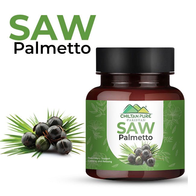Saw Palmetto Berries Powder (ساپال میٹو) – Natural Hormonal & Hair Health Booster - ChiltanPure