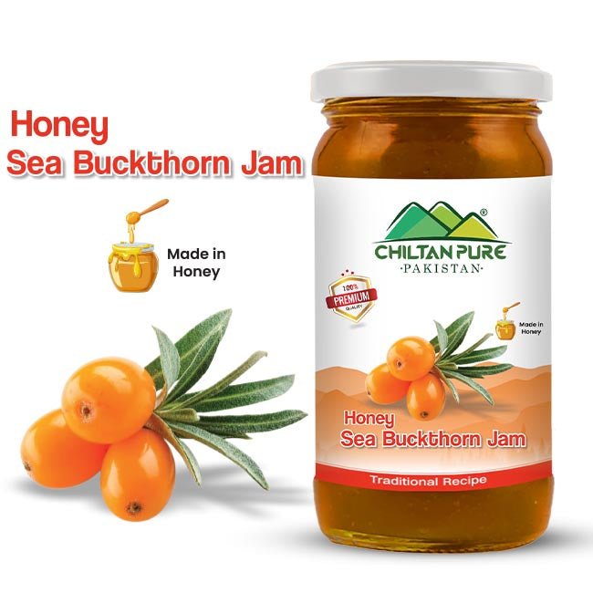 Sea Buckthorn Jam (Made in Honey) / سی بک تھارن جام / Nature’s Superfruit Spread / 630gm - ChiltanPure