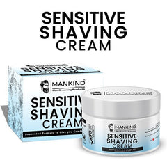 Sensitive Shaving Cream - Provides Smooth Razor Glide, Soften Facial Hair & Reduce Irritation Post Shaving - ChiltanPure
