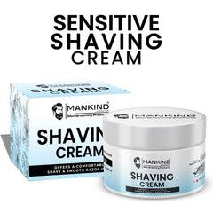 Sensitive Shaving Cream - Provides Smooth Razor Glide, Soften Facial Hair & Reduce Irritation Post Shaving. - ChiltanPure