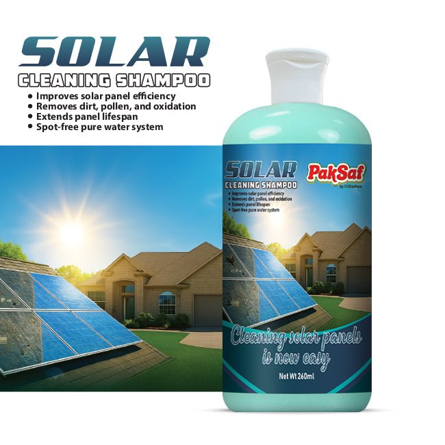Solar Cleaning Shampoo / Powerful Dirt Removal & Shine for Solar Panels - ChiltanPure