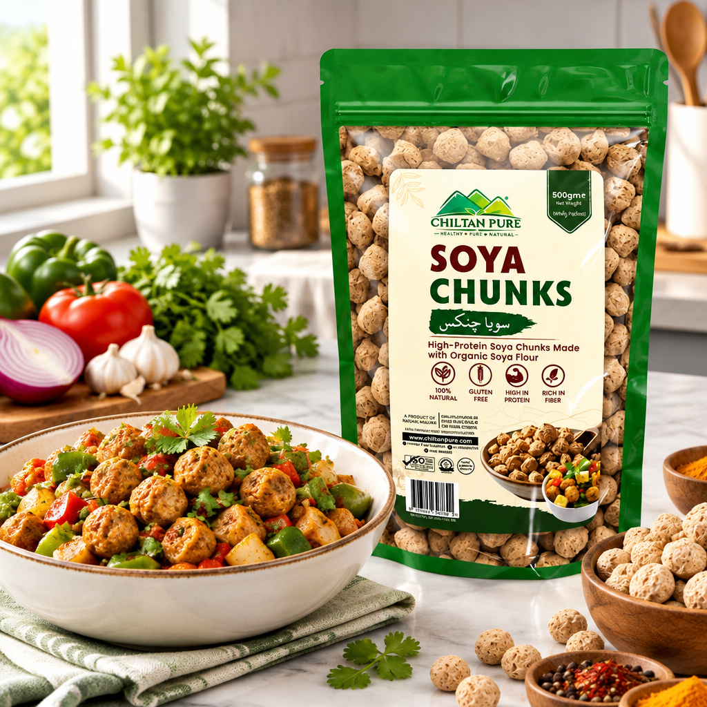 Soya Chunks in Pakistan | High-Protein Soy Chunks - ChiltanPure