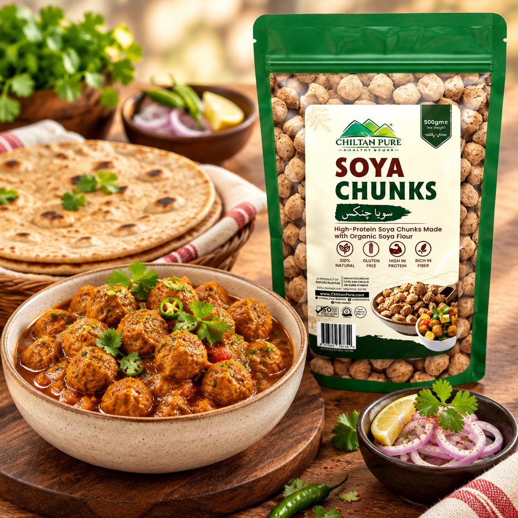 Soya Chunks in Pakistan | High-Protein Soy Chunks - ChiltanPure