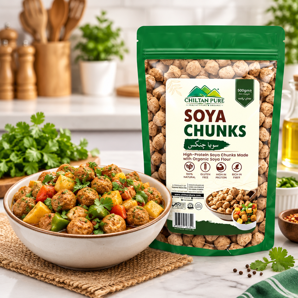 Soya Chunks in Pakistan | High-Protein Soy Chunks - ChiltanPure