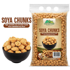 Soya Chunks / سویا چنکس / Gross Weight 500gm± - ChiltanPure