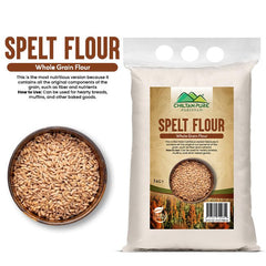 Spelt Flour Flour / اسپیلٹ گندم کا آٹا / Milled from high - quality spelt grains - ChiltanPure