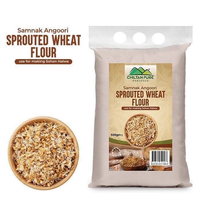 Sprouted Wheat Flour / انکُر شدہ گندم کا آٹا / Ankur Shuda Gandum Ka Aata - ChiltanPure