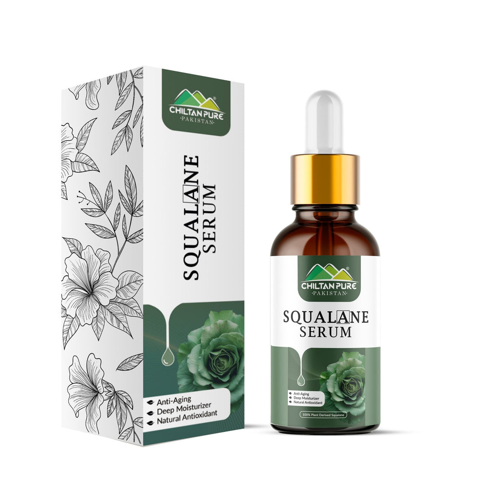 Squalane Serum – Hydrated skin looks better, 100% pure Plant - Derived Squalane Serum - ChiltanPure