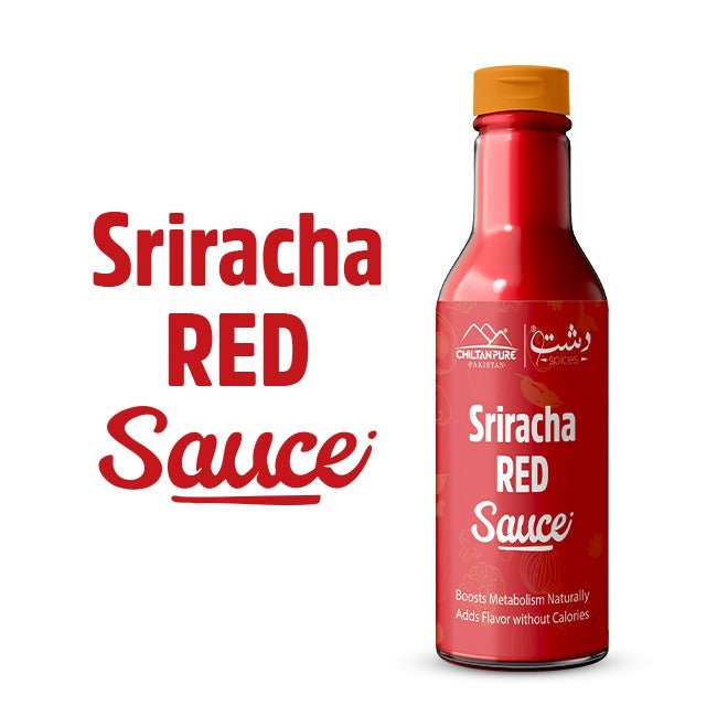 Sriracha Red Sauce / سريراچا ریڈ ساس / Gross Weight 400gm± Approx - ChiltanPure
