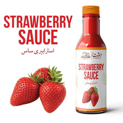 Strawberry Sauce / اسٹرابیری ساس / Gross Weight 400gm± Approx - ChiltanPure