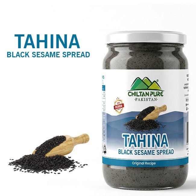 Tahina Black Sesame Spread / تہینی بلیک سیسمی اسپریڈ - ChiltanPure