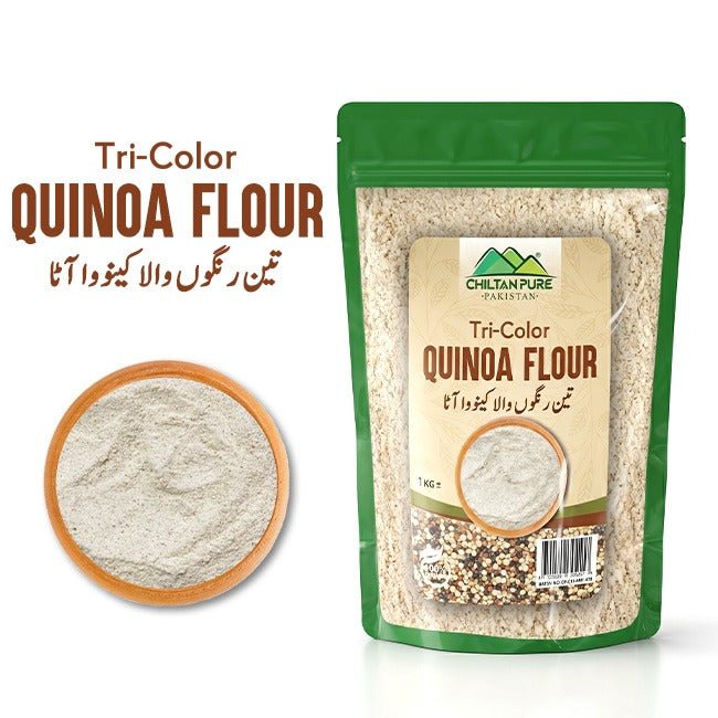 Tri Color Quinoa Flour / تین رنگی کینووا آٹا / Teen Rangi Quinoa Aata / 1kg - ChiltanPure