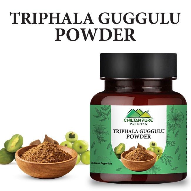 Triphala Guggulu Powder / ٹرائیفلا گگگلو پاؤڈر - ChiltanPure
