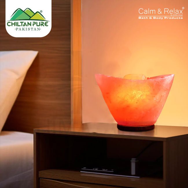 Unique Ingot Shape Natural Rock Salt Pink Salt Lamp - ChiltanPure
