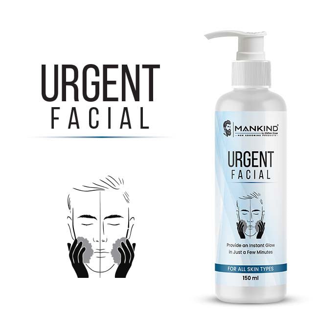 Urgent Facial - Enhances Skin Glow, Brightens Complexion, Deep Cleanses Skin & Prevents Dullness - ChiltanPure