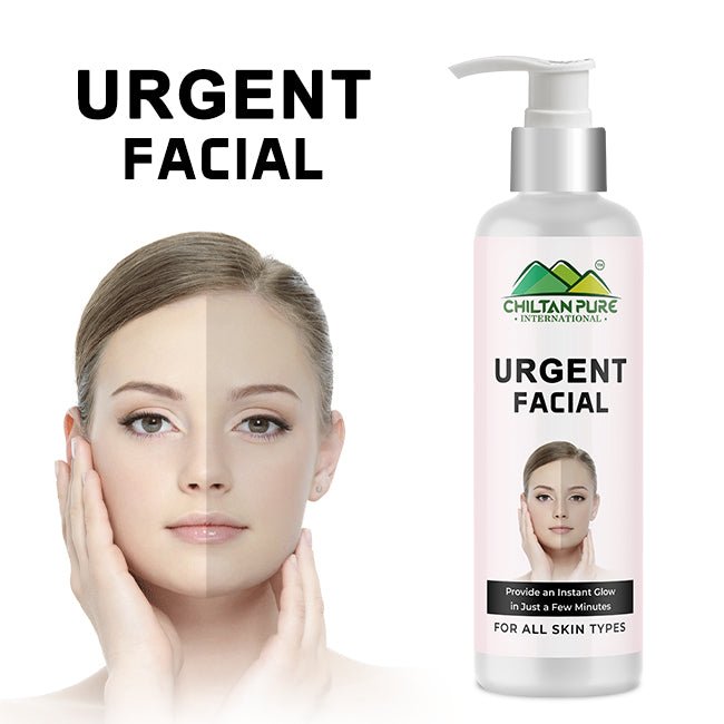 Urgent Facial – Provides an Instant Glow in Just a Few Minutes!! 150ml ,, 5️⃣ ⭐⭐⭐⭐⭐ RATING - ChiltanPure