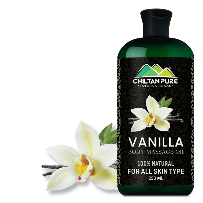 Vanilla Body Massage Oil [Best For Babies & Sensitive skin] - ChiltanPure