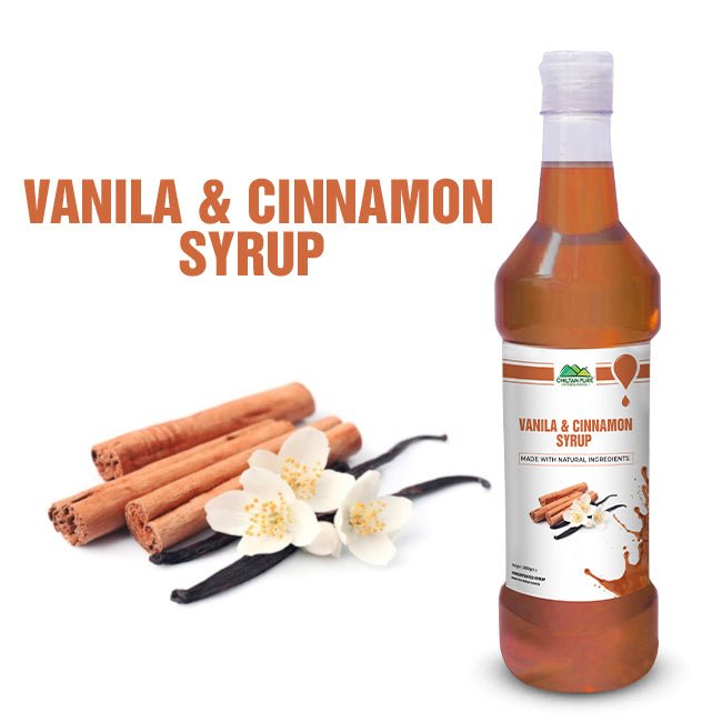 Vanilla & Cinnamon Harmony Syrup / Sharbat - A Perfect Blend of Sweet and Spiced - ChiltanPure