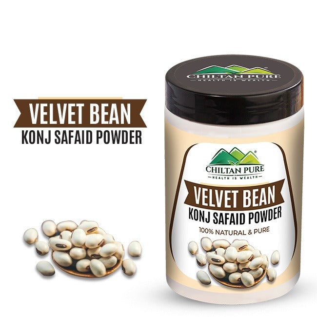 Velvet Bean Konj Safaid Powder - ChiltanPure