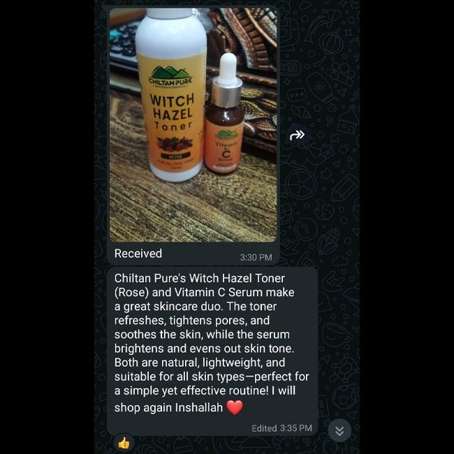 Vitamin C Serum 🍊 for Face - Best for Reducing Wrinkles, lines & Dark Circles also Promotes Shiny and Healthier Skin - ChiltanPure