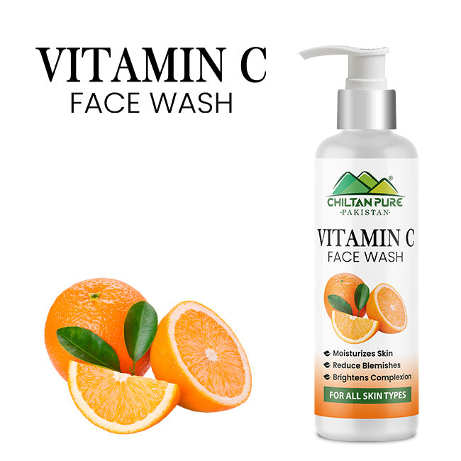Vitamin C Face Wash – Reduces Dullness, Boosts Collagen, Brightens & Restores Skin